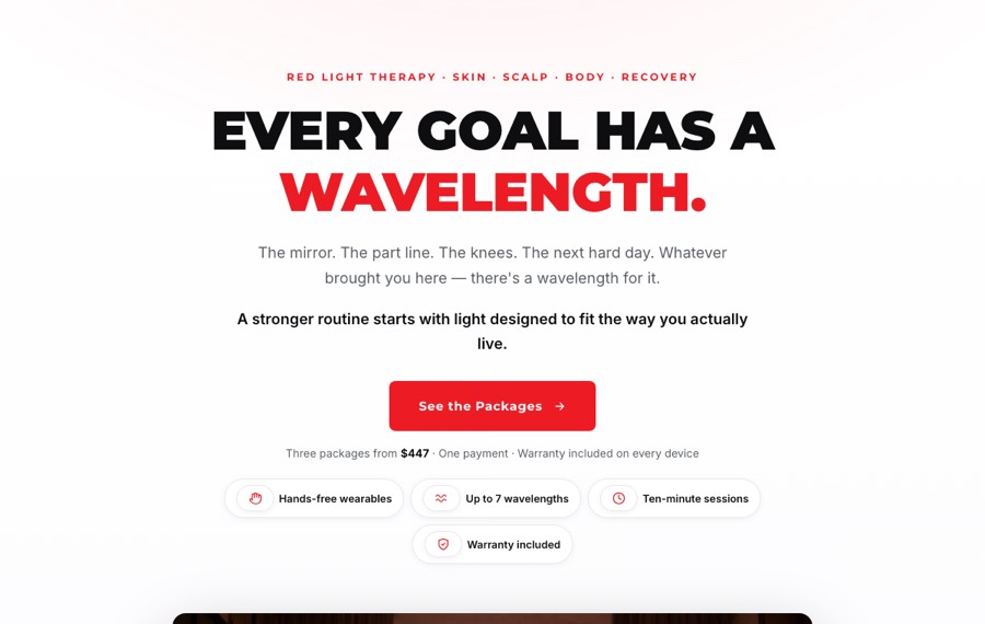 Top of the Every Goal Has a Wavelength page